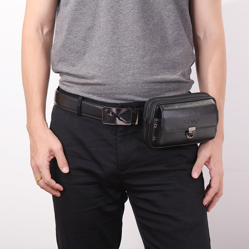 Leder Gürtel Tasche für Handy im Horizontal- und Vertikalformat