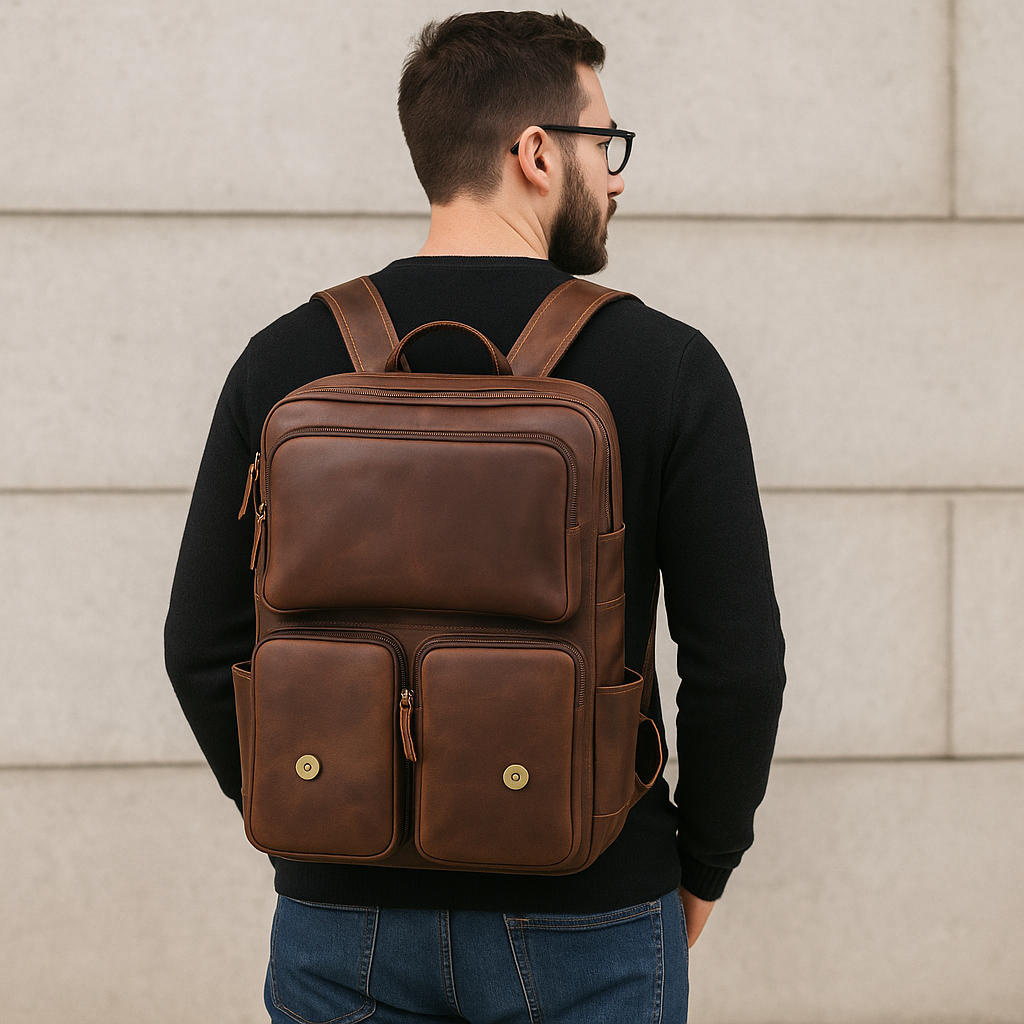 HeritageCraft Rucksack im Lederstil
