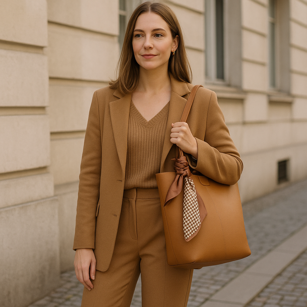 Große Ledertasche für den Alltag