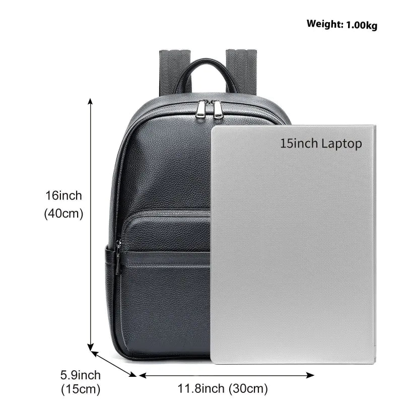 Premium Leder Business Rucksack