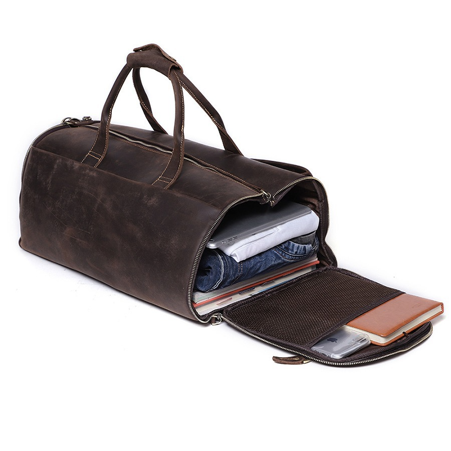 Retro Leder Reisetasche für Herren