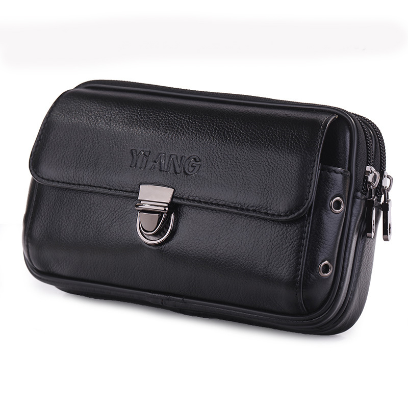 Leder Gürtel Tasche für Handy im Horizontal- und Vertikalformat