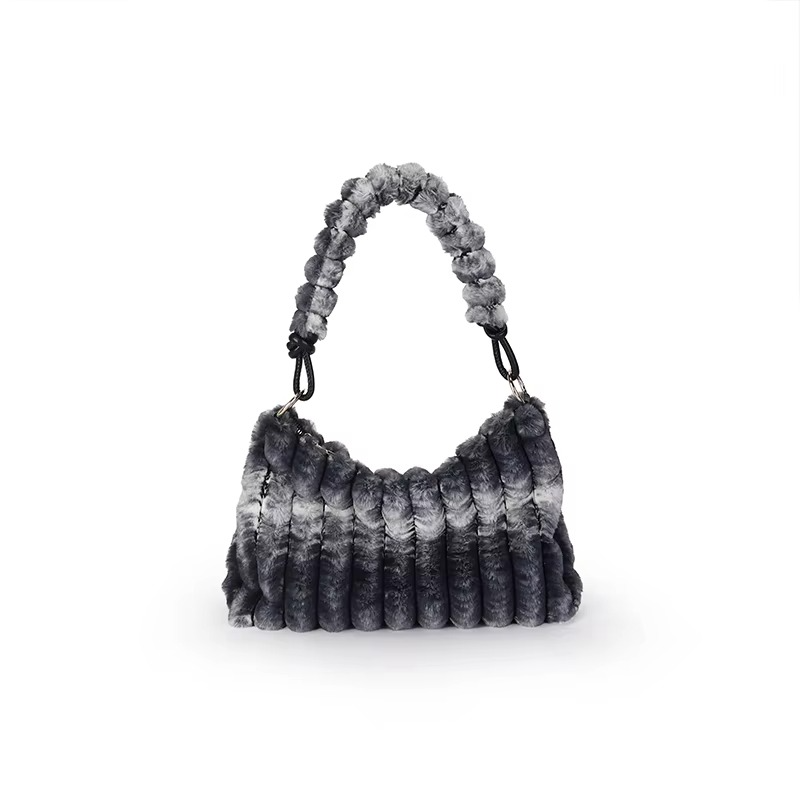 Premium Plüsch Schultertasche