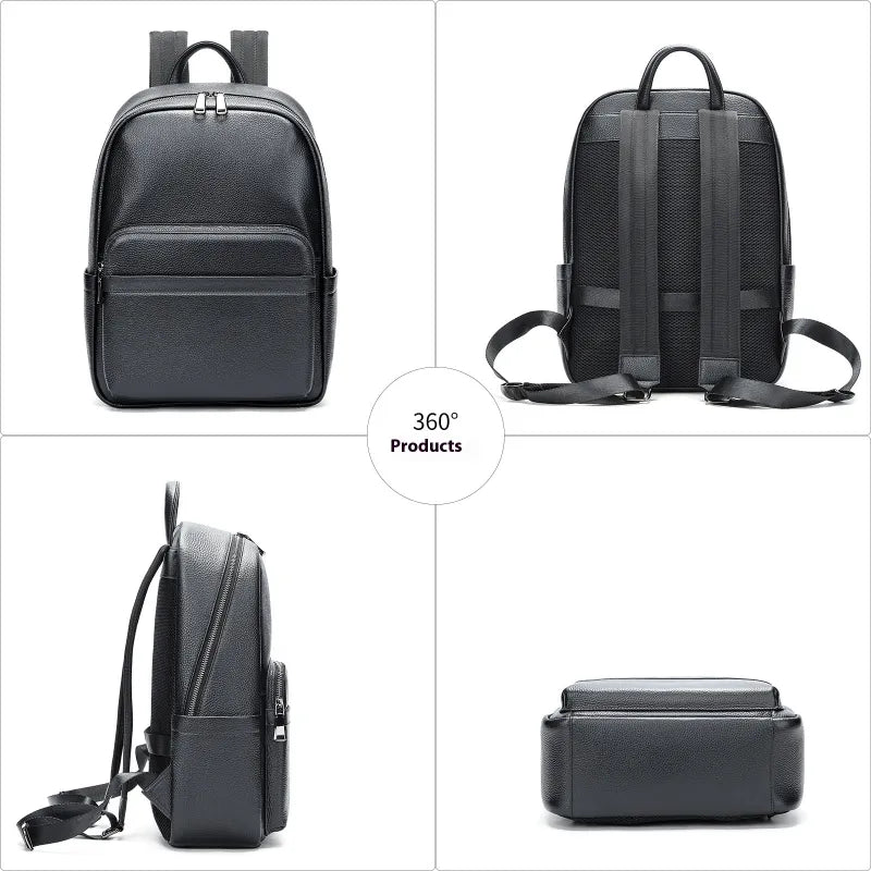 Premium Leder Business Rucksack