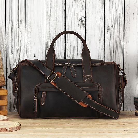 Retro Leder Reisetasche für Herren