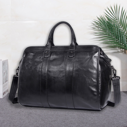 Robuste Leder Reisetasche mit großer Kapazität