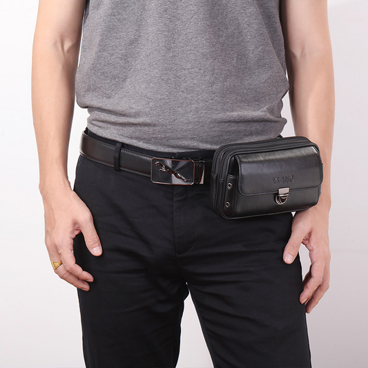 Leder Gürtel Tasche für Handy im Horizontal- und Vertikalformat