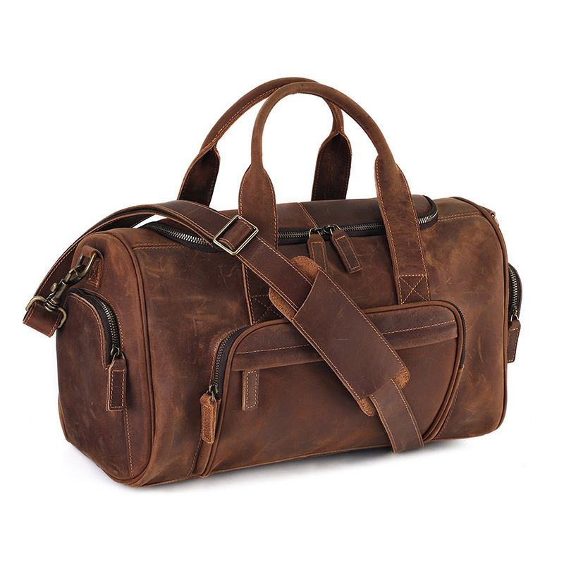 Retro Leder Reisetasche für Herren