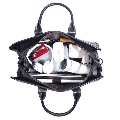 Robuste Leder Reisetasche mit großer Kapazität