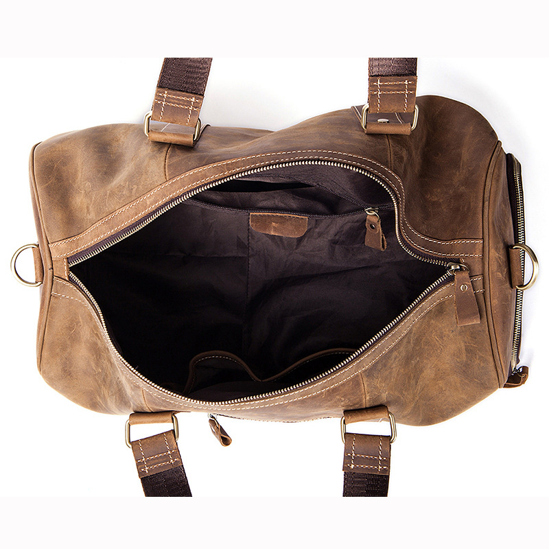 Robuste Retro Leder Reisetasche für Männer