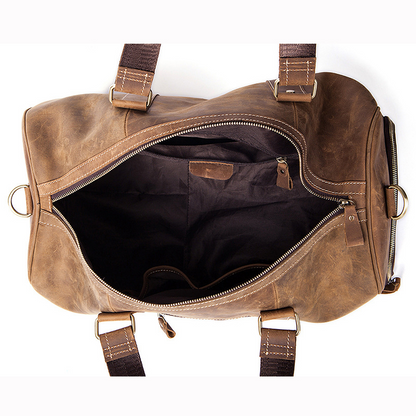 Robuste Retro Leder Reisetasche für Männer