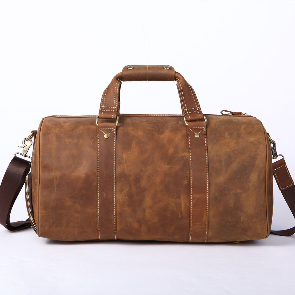 Robuste Retro Leder Reisetasche für Männer
