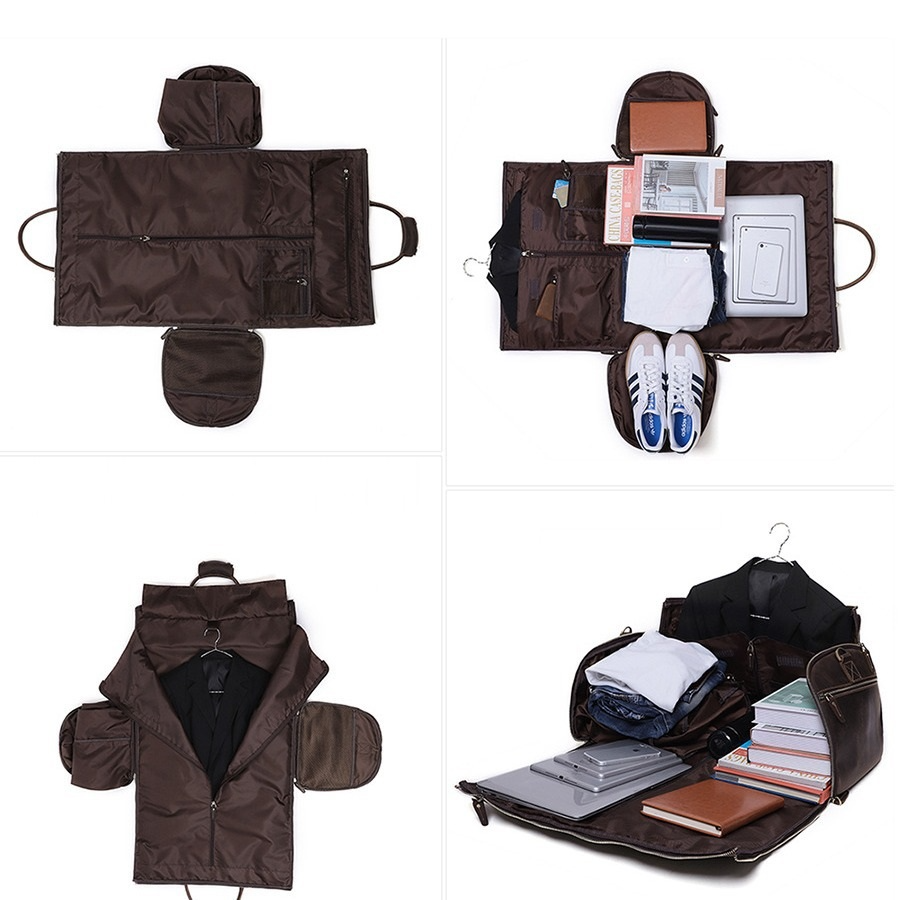 Retro Leder Reisetasche für Herren