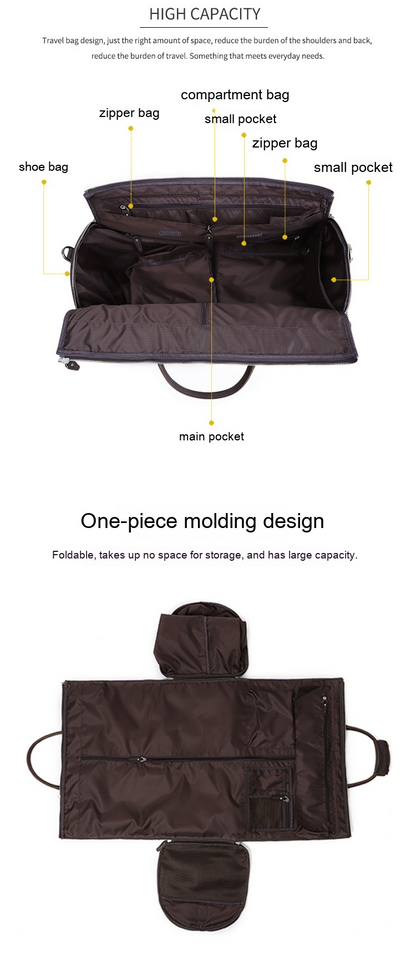 Retro Leder Reisetasche für Herren