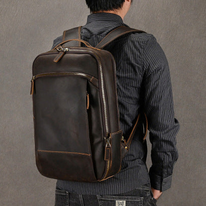 Robuster Leder-Rucksack für jedes Abenteuer