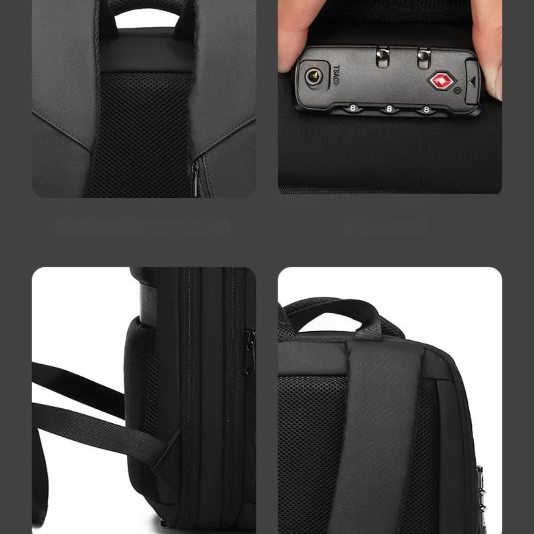 Berufsreise-Rucksack mit Diebstahlsicherung