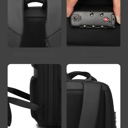 Berufsreise-Rucksack mit Diebstahlsicherung