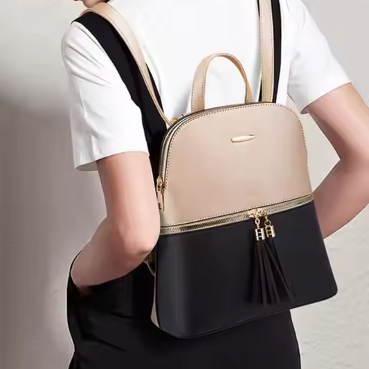 Schicke PU Leder Schultertasche für Damen