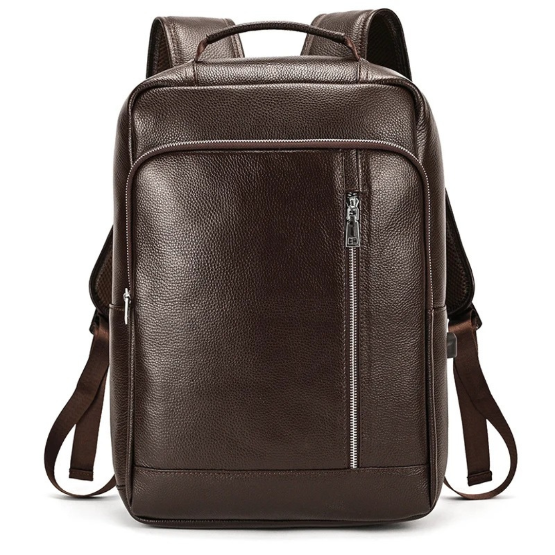 Stylischer Retro Leder Rucksack für Männer