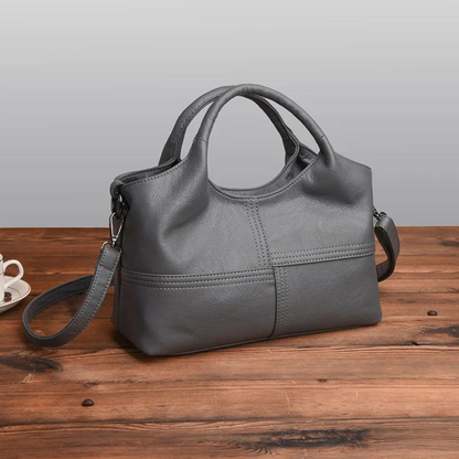 Elegante Leder Mutters Henkeltasche